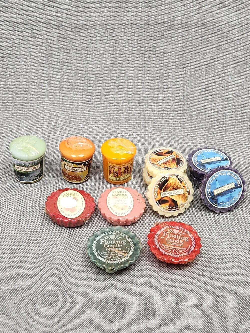 Yankee Candle Lot Of Votive Candles Tarts Various Scents Lot Of 13